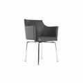 Homeroots Modern Dining Chair - Grey 283462